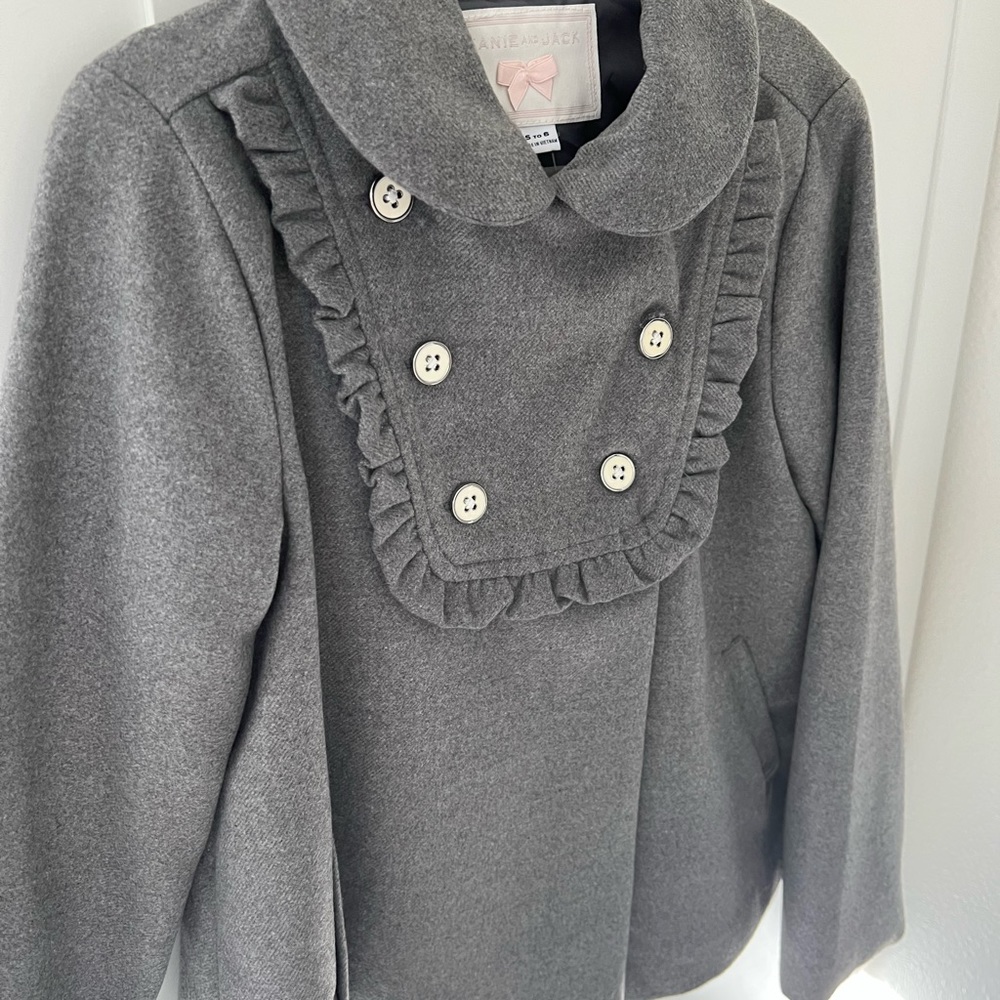 Janie and Jack Girls Coat - size 5-6